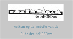 Desktop Screenshot of behoeders.nl